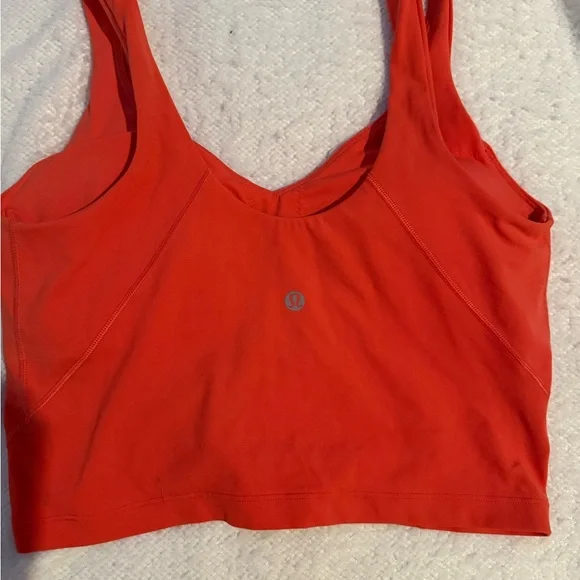 Lululemon Athletic White & Tan Top, Red Top Bundle - Picture 5 of 7